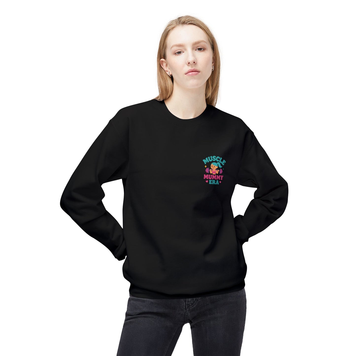 Muscle Mummy Era – Empowerment Sweatshirt for Strong Women