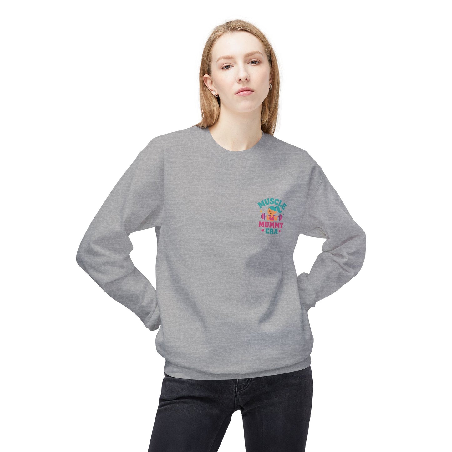 Muscle Mummy Era – Empowerment Sweatshirt for Strong Women